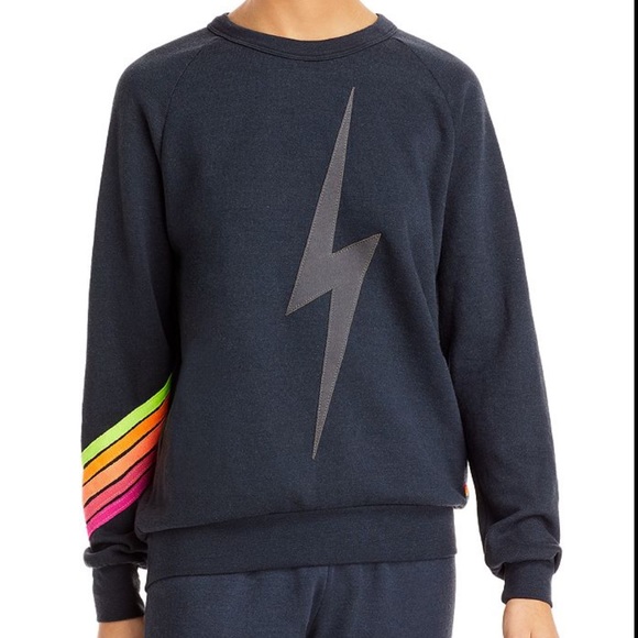 Aviator Nation Tops - Aviator nation chevron bolt sweatshirt in charcoal
